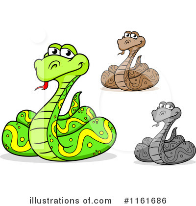 Royalty-Free (RF) Snake Clipart Illustration by Vector Tradition SM - Stock Sample #1161686