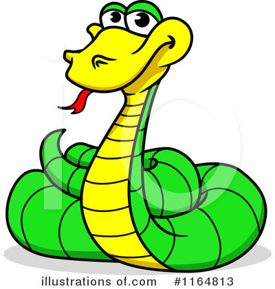 Royalty-Free (RF) Snake Clipart Illustration by Vector Tradition SM - Stock Sample #1164813