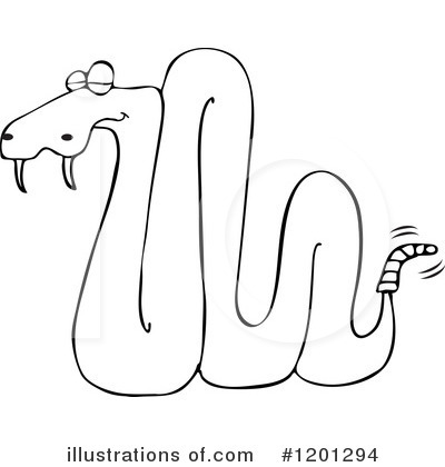 Royalty-Free (RF) Snake Clipart Illustration by djart - Stock Sample #1201294