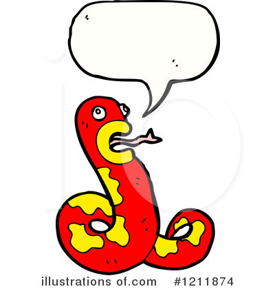 Royalty-Free (RF) Snake Clipart Illustration by lineartestpilot - Stock Sample #1211874