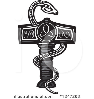 Royalty-Free (RF) Snake Clipart Illustration by xunantunich - Stock Sample #1247263