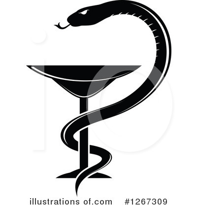 Caduceus Clipart #1267309 by Vector Tradition SM