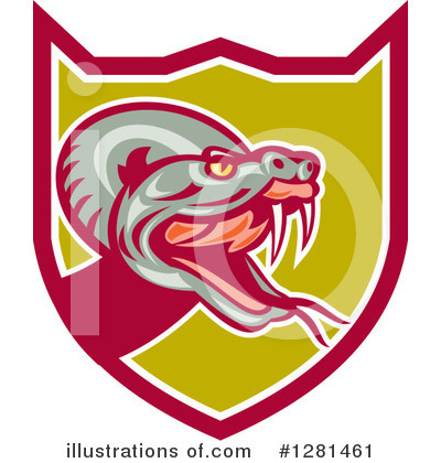 Royalty-Free (RF) Snake Clipart Illustration by patrimonio - Stock Sample #1281461