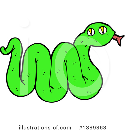 Royalty-Free (RF) Snake Clipart Illustration by lineartestpilot - Stock Sample #1389868