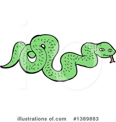 Royalty-Free (RF) Snake Clipart Illustration by lineartestpilot - Stock Sample #1389883