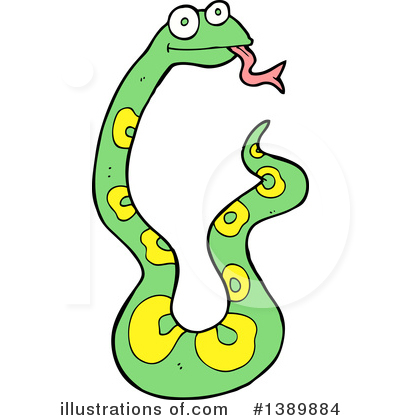 Royalty-Free (RF) Snake Clipart Illustration by lineartestpilot - Stock Sample #1389884