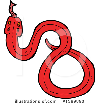 Royalty-Free (RF) Snake Clipart Illustration by lineartestpilot - Stock Sample #1389890