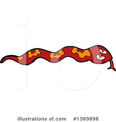 Royalty-Free (RF) Snake Clipart Illustration by lineartestpilot - Stock Sample #1389898