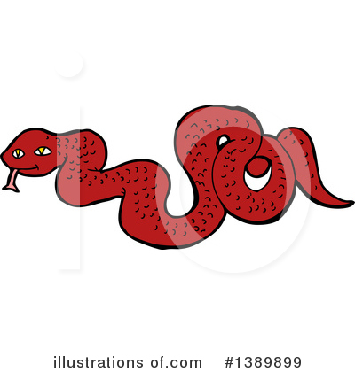 Royalty-Free (RF) Snake Clipart Illustration by lineartestpilot - Stock Sample #1389899