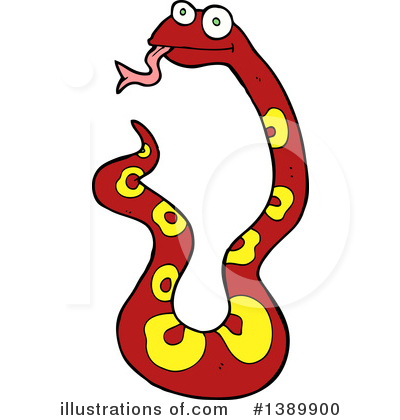 Royalty-Free (RF) Snake Clipart Illustration by lineartestpilot - Stock Sample #1389900