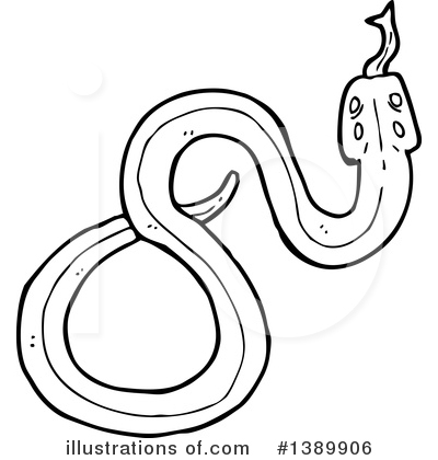 Royalty-Free (RF) Snake Clipart Illustration by lineartestpilot - Stock Sample #1389906