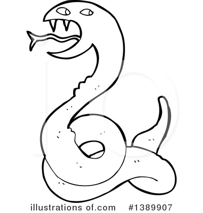Royalty-Free (RF) Snake Clipart Illustration by lineartestpilot - Stock Sample #1389907