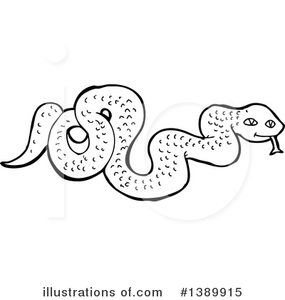 Royalty-Free (RF) Snake Clipart Illustration by lineartestpilot - Stock Sample #1389915