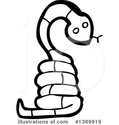 Royalty-Free (RF) Snake Clipart Illustration by lineartestpilot - Stock Sample #1389919