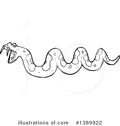 Royalty-Free (RF) Snake Clipart Illustration by lineartestpilot - Stock Sample #1389922
