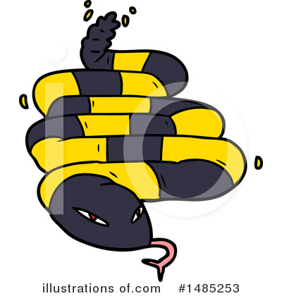 Royalty-Free (RF) Snake Clipart Illustration by lineartestpilot - Stock Sample #1485253