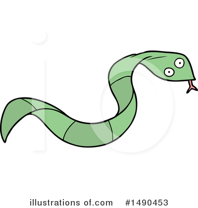 Royalty-Free (RF) Snake Clipart Illustration by lineartestpilot - Stock Sample #1490453