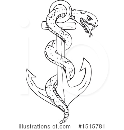 Royalty-Free (RF) Snake Clipart Illustration by patrimonio - Stock Sample #1515781