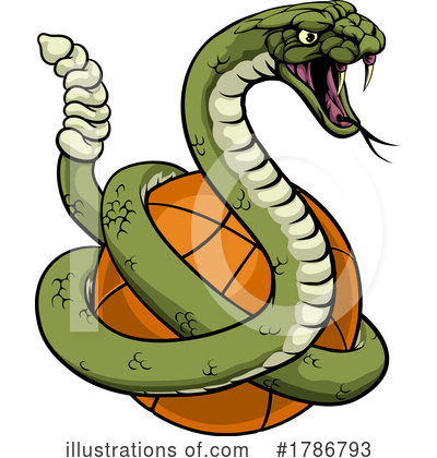 Rattlesnake Clipart #1786793 by AtStockIllustration