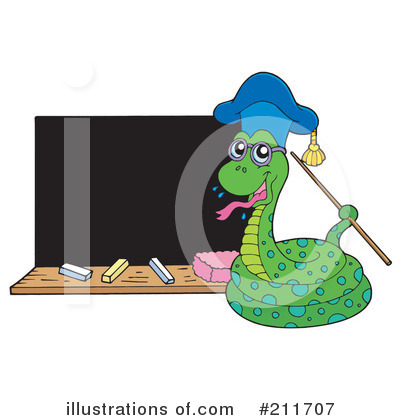Royalty-Free (RF) Snake Clipart Illustration by visekart - Stock Sample #211707