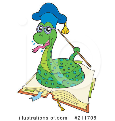 Royalty-Free (RF) Snake Clipart Illustration by visekart - Stock Sample #211708