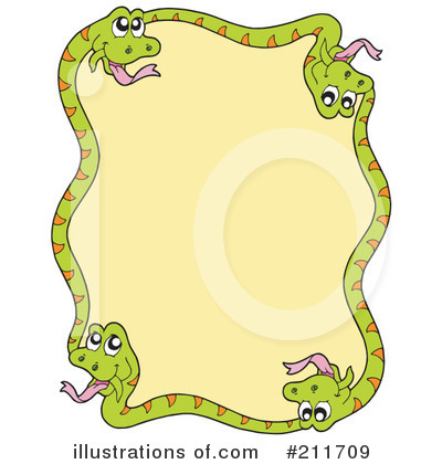 Royalty-Free (RF) Snake Clipart Illustration by visekart - Stock Sample #211709