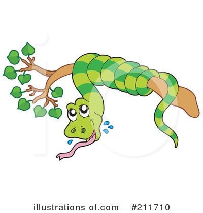 Royalty-Free (RF) Snake Clipart Illustration by visekart - Stock Sample #211710