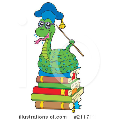 Royalty-Free (RF) Snake Clipart Illustration by visekart - Stock Sample #211711