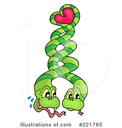 Royalty-Free (RF) Snake Clipart Illustration by visekart - Stock Sample #221765