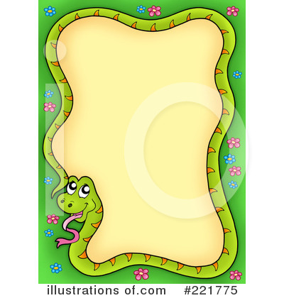 Royalty-Free (RF) Snake Clipart Illustration by visekart - Stock Sample #221775