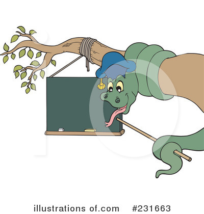 Royalty-Free (RF) Snake Clipart Illustration by visekart - Stock Sample #231663