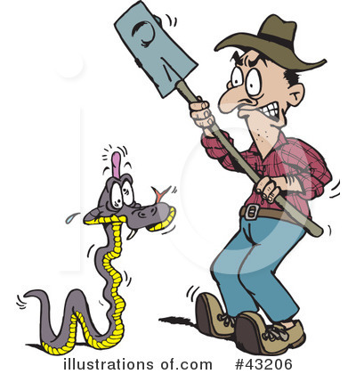 Royalty-Free (RF) Snake Clipart Illustration by Dennis Holmes Designs - Stock Sample #43206