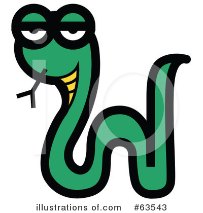 Royalty-Free (RF) Snake Clipart Illustration by Andy Nortnik - Stock Sample #63543