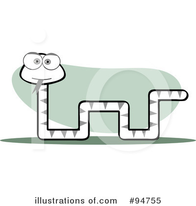 Royalty-Free (RF) Snake Clipart Illustration by Qiun - Stock Sample #94755