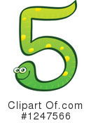 Snake Number Clipart #1247566 by Zooco