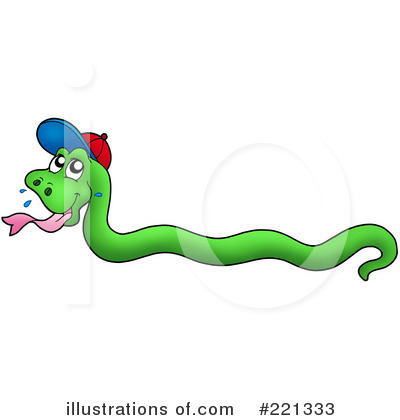 Royalty-Free (RF) Snakea Clipart Illustration by visekart - Stock Sample #221333