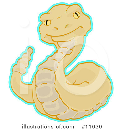 Royalty-Free (RF) Snakes Clipart Illustration by Leo Blanchette - Stock Sample #11030