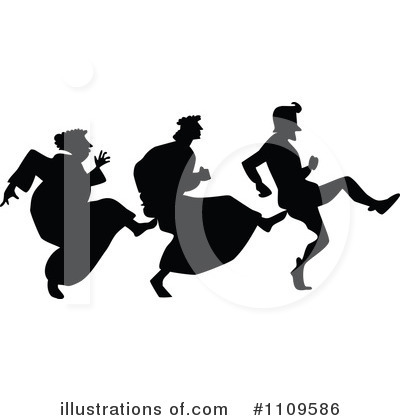Royalty-Free (RF) Sneaking Clipart Illustration by Prawny Vintage - Stock Sample #1109586