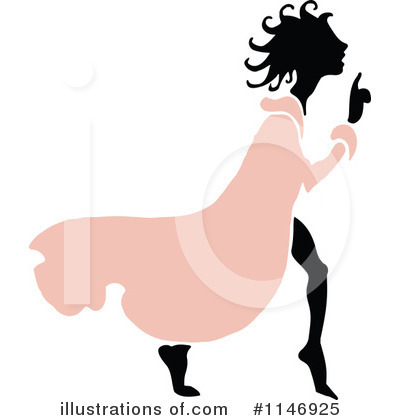 Royalty-Free (RF) Sneaky Clipart Illustration by Prawny Vintage - Stock Sample #1146925
