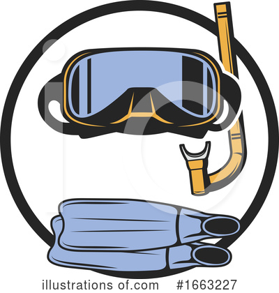 Royalty-Free (RF) Snorkel Clipart Illustration by Vector Tradition SM - Stock Sample #1663227