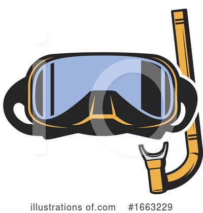 Snorkel Clipart #1663229 by Vector Tradition SM