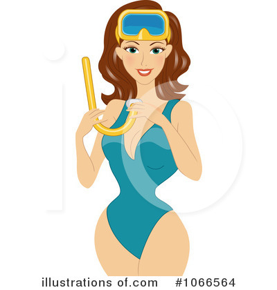 Royalty-Free (RF) Snorkeling Clipart Illustration by BNP Design Studio - Stock Sample #1066564