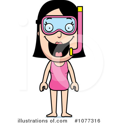 Royalty-Free (RF) Snorkeling Clipart Illustration by Cory Thoman - Stock Sample #1077316