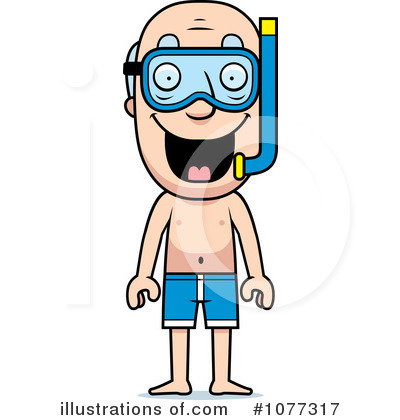 Royalty-Free (RF) Snorkeling Clipart Illustration by Cory Thoman - Stock Sample #1077317