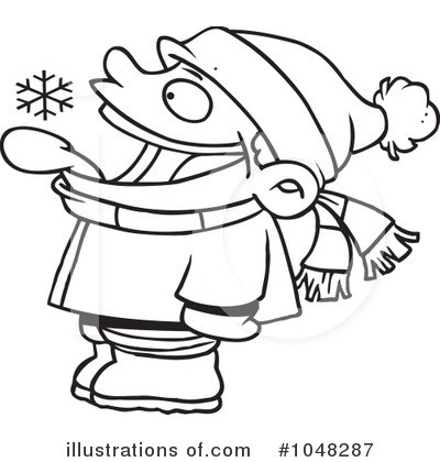 Royalty-Free (RF) Snow Clipart Illustration by toonaday - Stock Sample #1048287