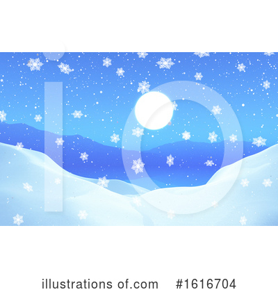 Royalty-Free (RF) Snow Clipart Illustration by KJ Pargeter - Stock Sample #1616704