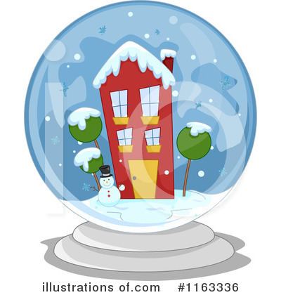 Royalty-Free (RF) Snow Globe Clipart Illustration by BNP Design Studio - Stock Sample #1163336