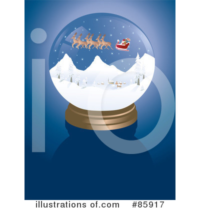 Royalty-Free (RF) Snow Globe Clipart Illustration by Rasmussen Images - Stock Sample #85917