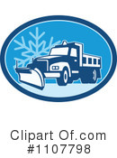 Snow Plow Clipart #1107798 by patrimonio