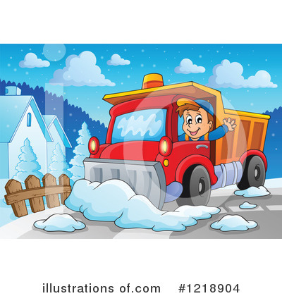 Snow Plow Clipart #1218904 by visekart